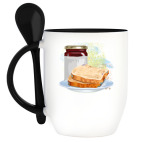 Кружка с ложкой