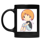 Кружка цветная UV-DTF