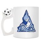 Кружка с футбольным мячиком