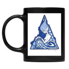 Кружка цветная UV-DTF