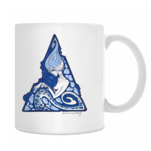 Кружка с принтом Ледяная Дева