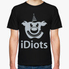 Классическая футболка #iDiots