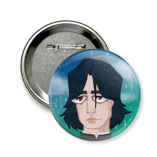 Значок 58мм с принтом Светлый маг