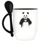 Кружка с ложкой