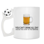 Кружка с футбольным мячиком