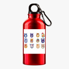 Металлическая бутылка 400 мл UV-DTF