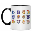 Кружка двухцветная