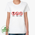 Женская футболка органик