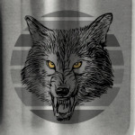 Звериный оскал, пасть волка, хищник