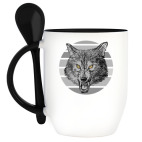 Кружка с ложкой