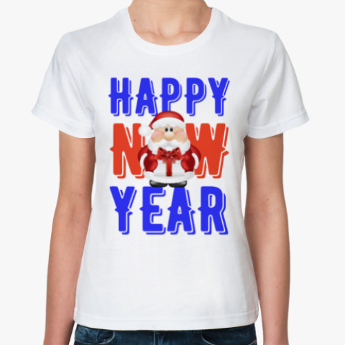 Классическая футболка Happy New Year