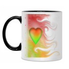 Кружка двухцветная