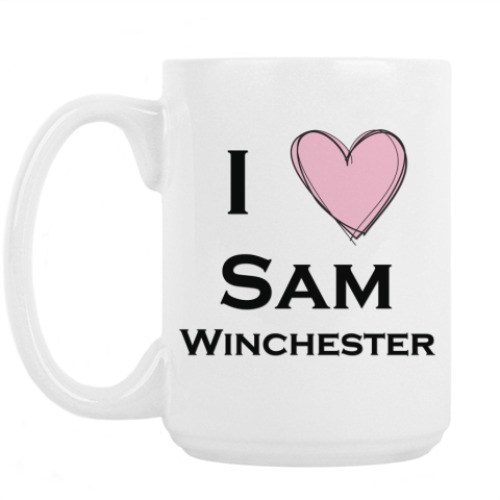 Кружка I love Sam Winchester