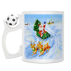 Кружка с футбольным мячиком
