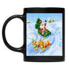 Кружка цветная UV-DTF