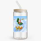 Банка с бамбуковой крышкой