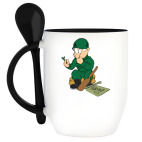 Кружка с ложкой