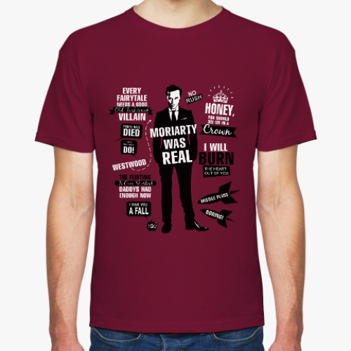 Футболка с принтом Jim Moriarty