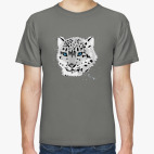 Классическая футболка Снежный барс