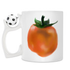 Кружка с футбольным мячиком