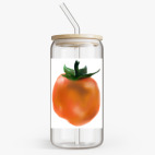 Банка с бамбуковой крышкой