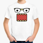 Детская классическая футболка Nerd Domo