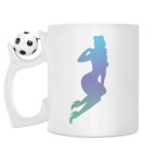 Кружка с футбольным мячиком