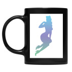 Кружка цветная UV-DTF