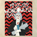 Дама с поленом