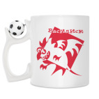 Кружка с футбольным мячиком
