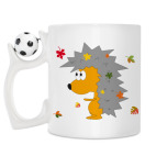 Кружка с футбольным мячиком