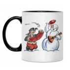 Кружка двухцветная