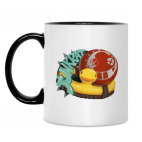 Кружка двухцветная