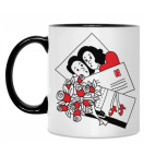 Кружка двухцветная