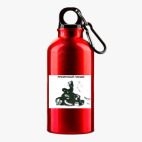 Металлическая бутылка 400 мл UV-DTF