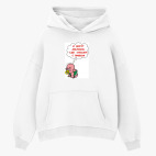 Толстовка худи оверсайз