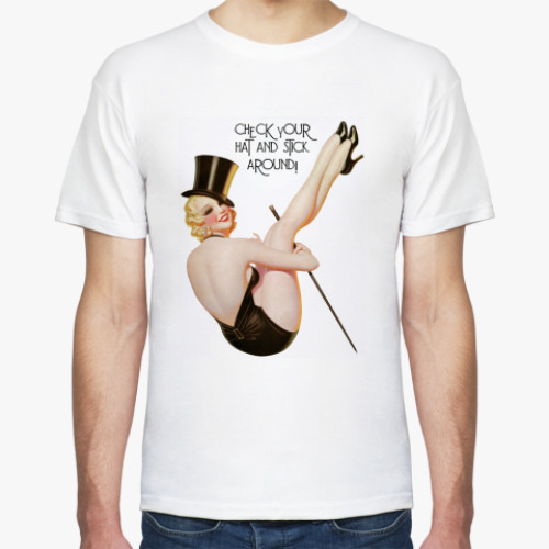 Футболка с принтом Pin-Up Girl