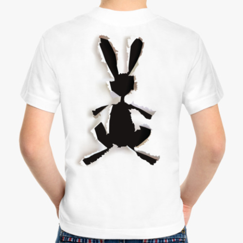 Детская футболка с принтом Заяц