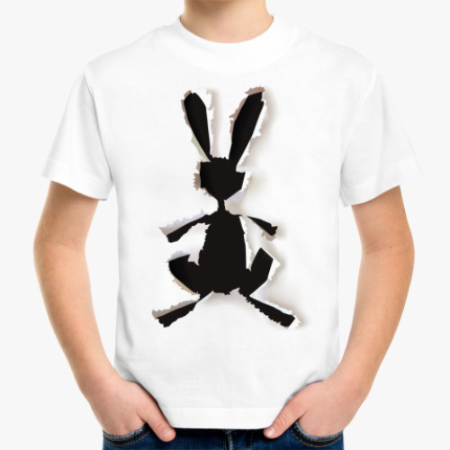 Детская футболка с принтом Заяц