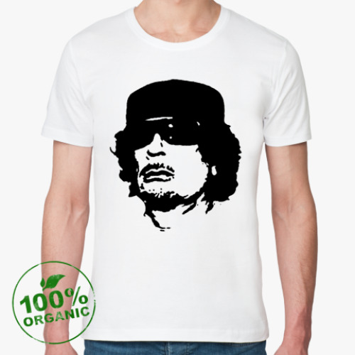 Футболка из органик-хлопка  Каддафи Муаммар
