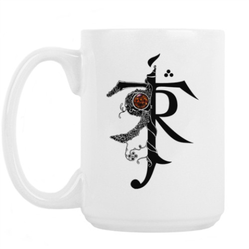 Кружка с принтом 'Толкиеновская Руна'