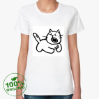 Женская футболка органик