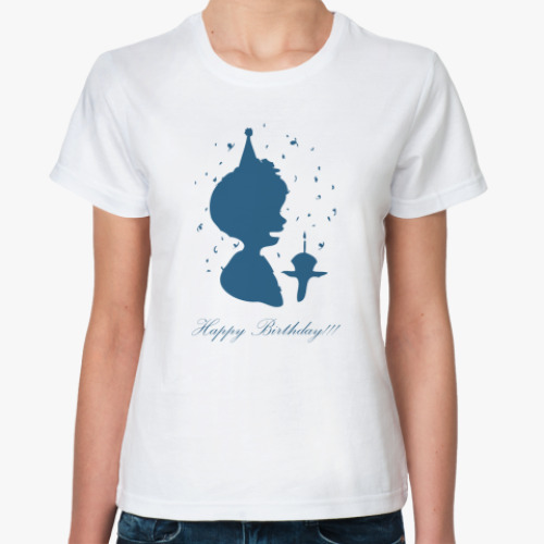 Классическая футболка HAPPY Birthday