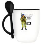 Кружка с ложкой