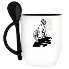 Кружка с ложкой