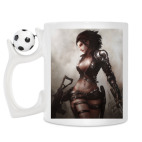 Кружка с футбольным мячиком