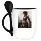 Кружка с ложкой