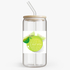 Банка с бамбуковой крышкой