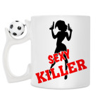 Кружка с футбольным мячиком