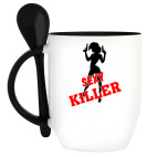 Кружка с ложкой